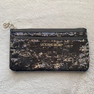 Victoria’s Secret Black Sequin Clutch
